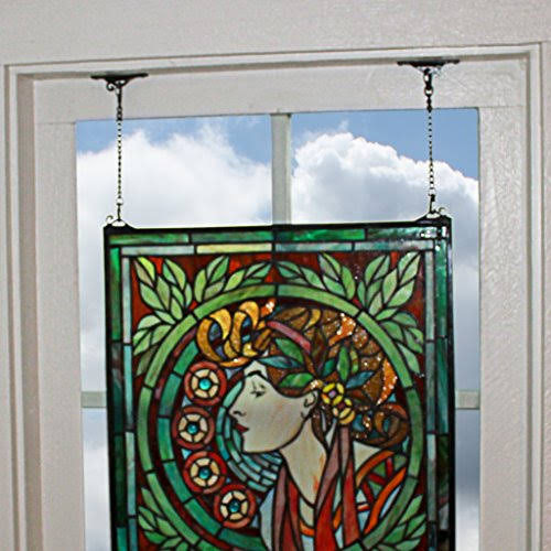 Design Toscano Kendall Manor Stained Glass Window