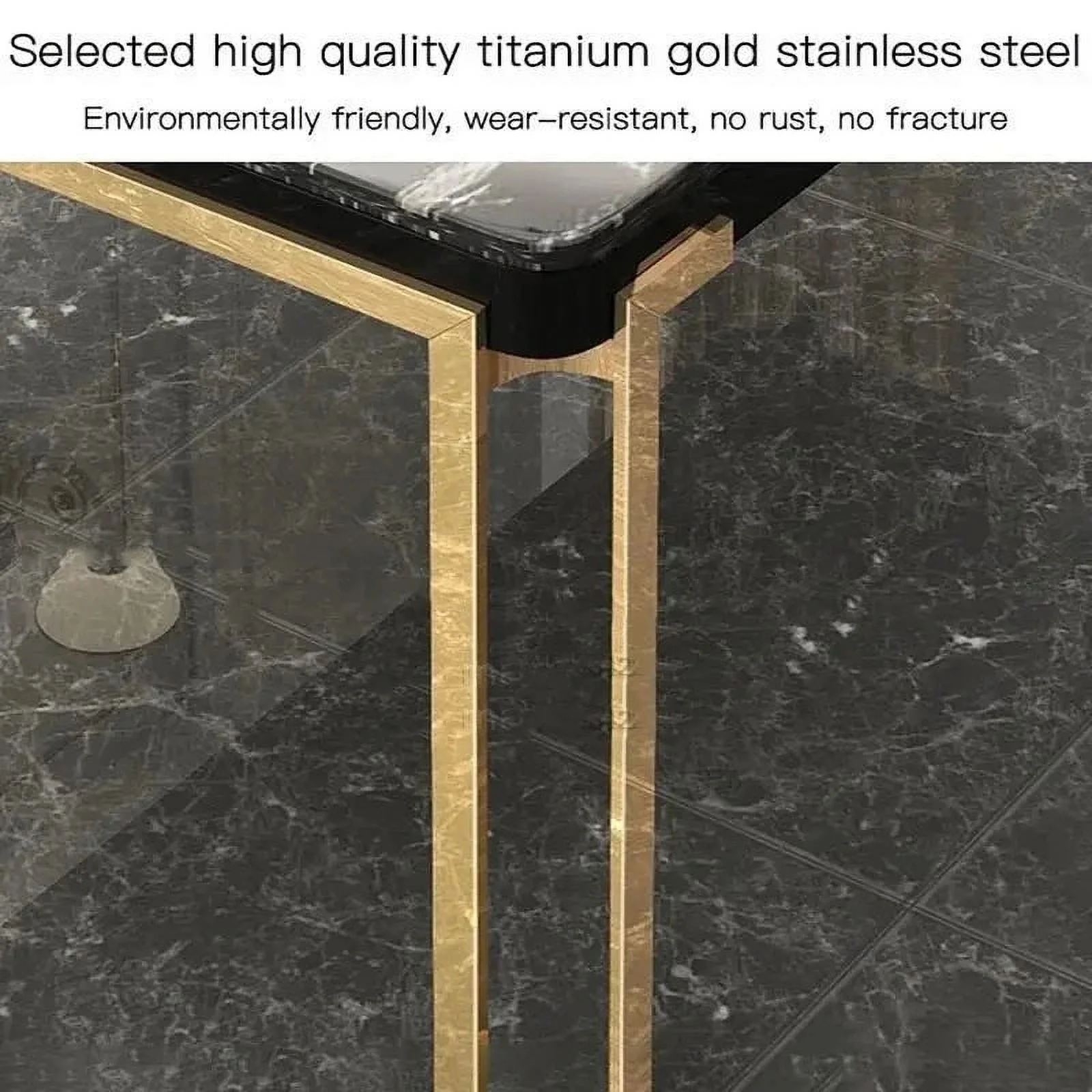 Luxury Rectangular Table Dinning Office Gaming Dining Table Chairs Living Room Stainless Steel Sillas De Comedor Furniture GM