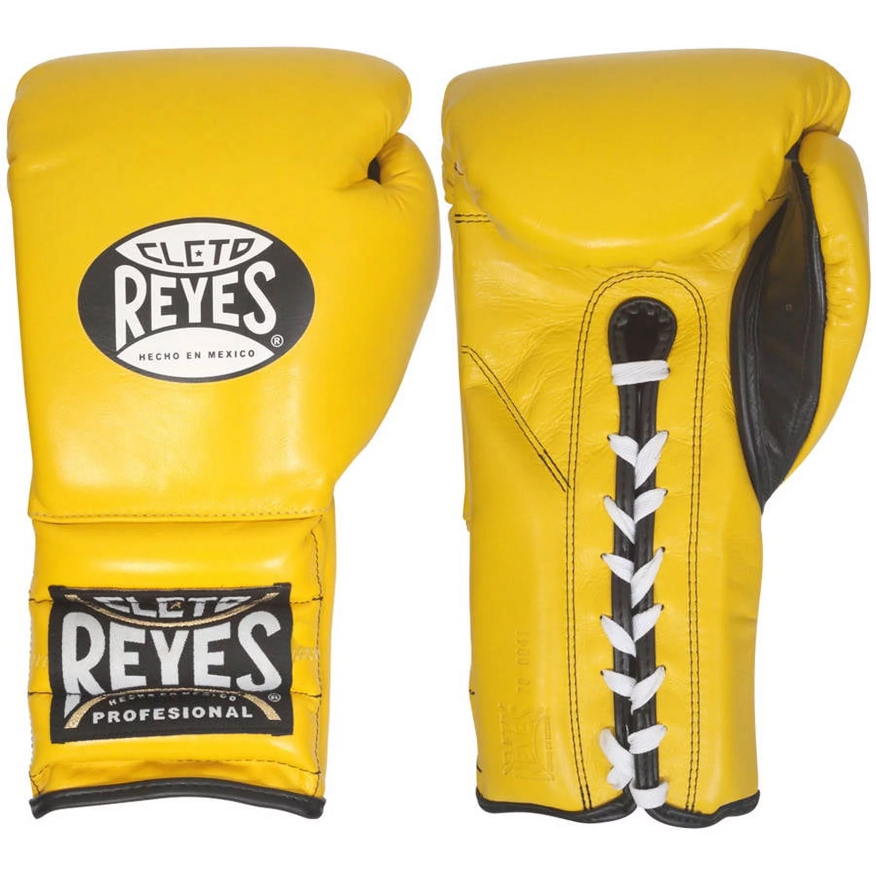 Cleto Reyes Training Boxing Gloves 14 oz Yellow - Curated Treasures Market