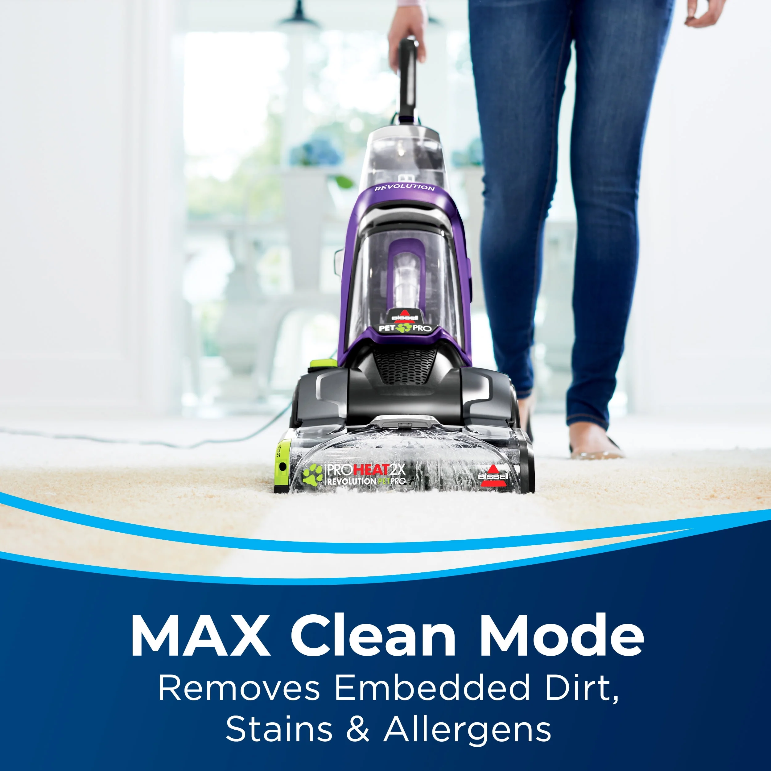BISSELL Pro Heat 2X Revolution Pet Pro Full-Size Carpet Cleaner 3586