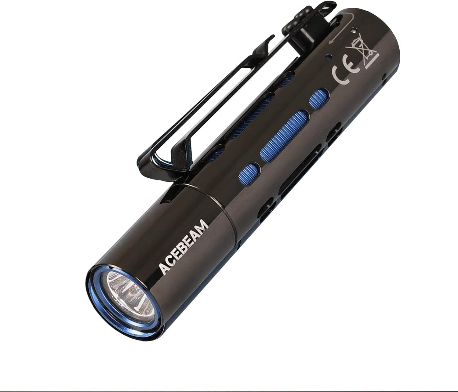 ACEBEAM Rider RX Pocket EDC Flashlight 650 Lumens AA Flashlight Tail Switch Rechargeable Flashlight for Camping, Hiking, Everyday Use