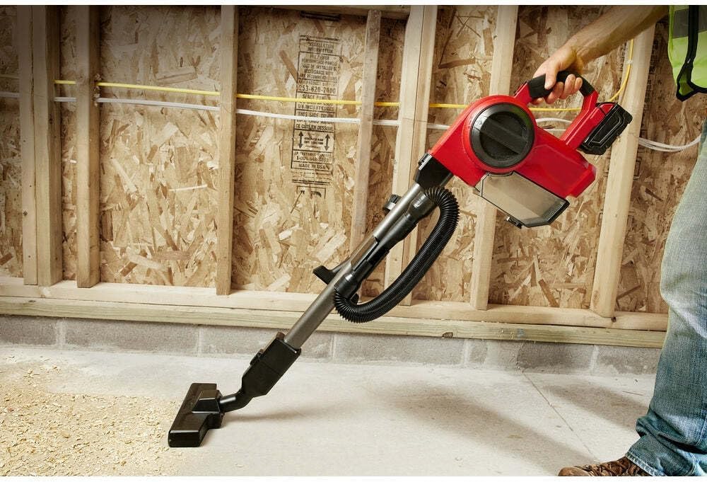 Canister/Cylinder for Milwaukee 0940-20 M18 Fuel Cordless Lithium-Ion Brushless Compact Vacuum - Bare Tool, Red