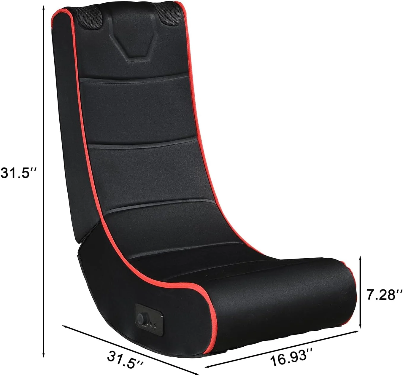Video Gaming Chair  Floor Chair Rocker for TV  Reading  Playing Video Games with Back Support  Adjustable Foldable Backrest Meditation Soft Rocker Chair for Teens and Adults