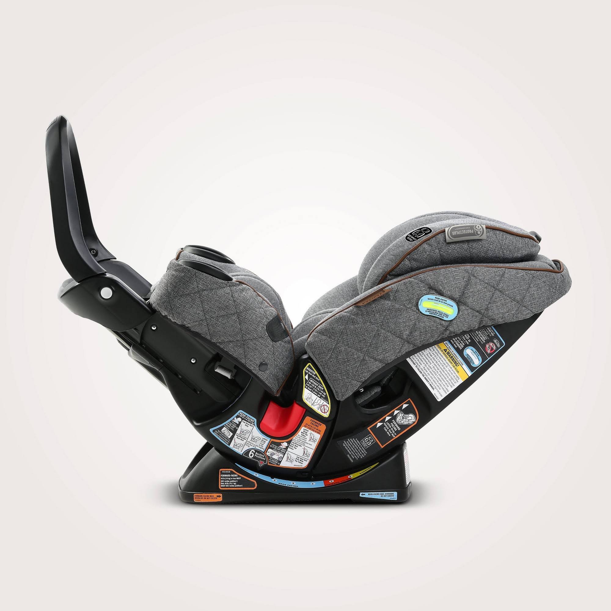 Graco Premier 4ever DLX Extend2Fit 4-in-1 Convertible Car Seat with Anti-Rebound Bar - Savoy Collection