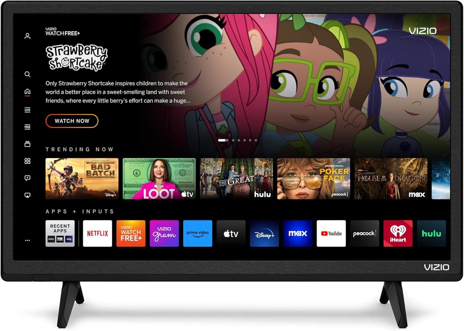 VIZIO 24-inch 1080p Smart TV and 2.1 Channel Sound Bar with Wireless Subwoofer Home Theater System