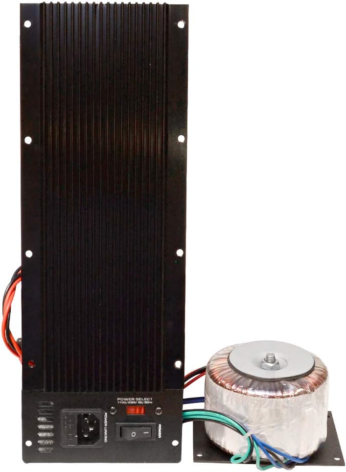 Seismic Audio - SA-APMT21-200 Watt Plate Amplifier with 3 Band EQ for PA/DJ Full Range Speaker Cabinets - 4 Ohm PA/DJ Speaker Replacement Amp