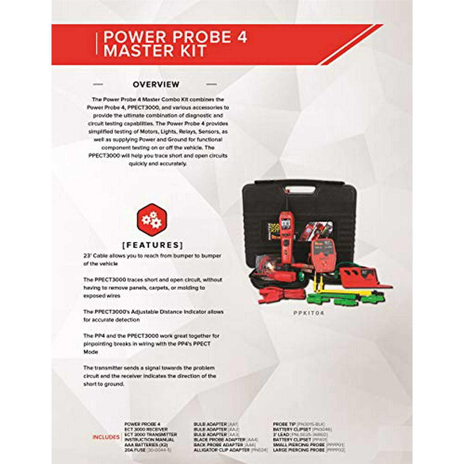 Power Probe 4 Master Kit PPKIT04 - Shop Hardware Tools Online Store