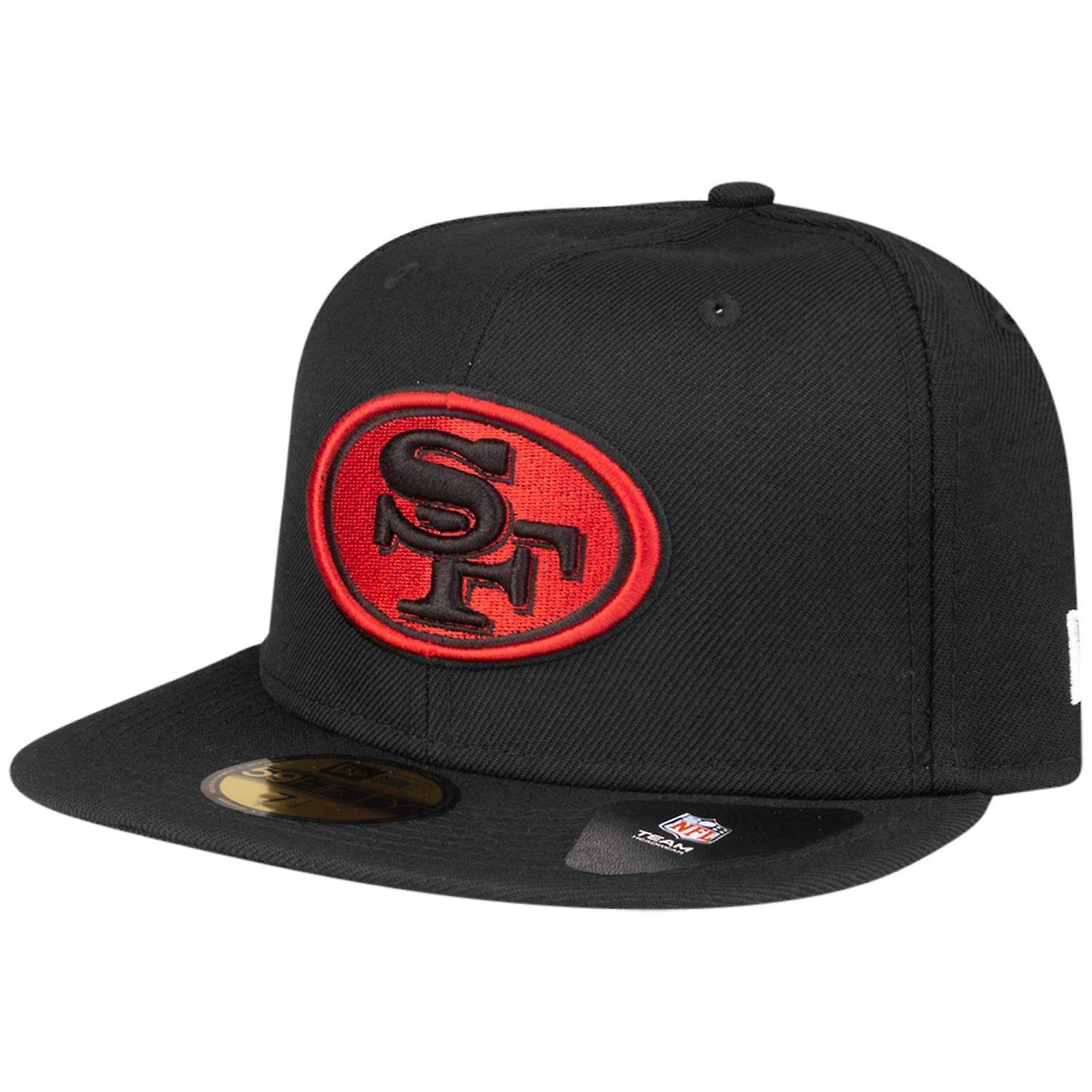 Exclusive New Era 59FIFTY San Francisco 49ers Fitted Hat - Black, Red Black/Red / 7 5/8