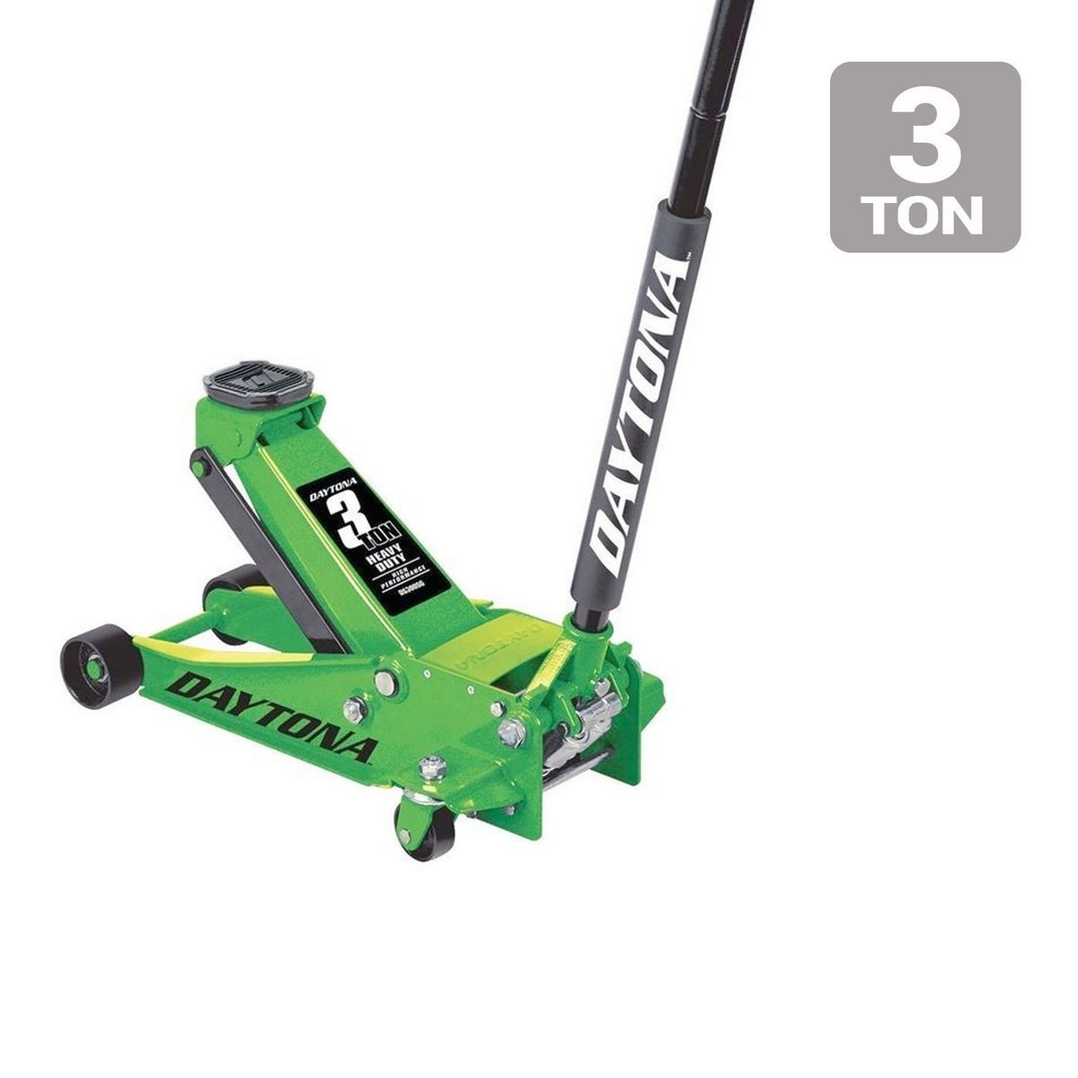 DAYTONA 3 Ton Professional Floor Jack with RAPID PUMP, Blue