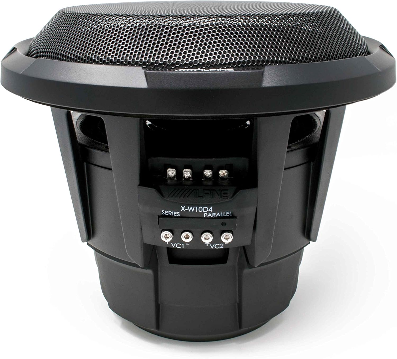 Alpine X-W10D4 10-Inch Dual 4 Ohm Subwoofer Bundle