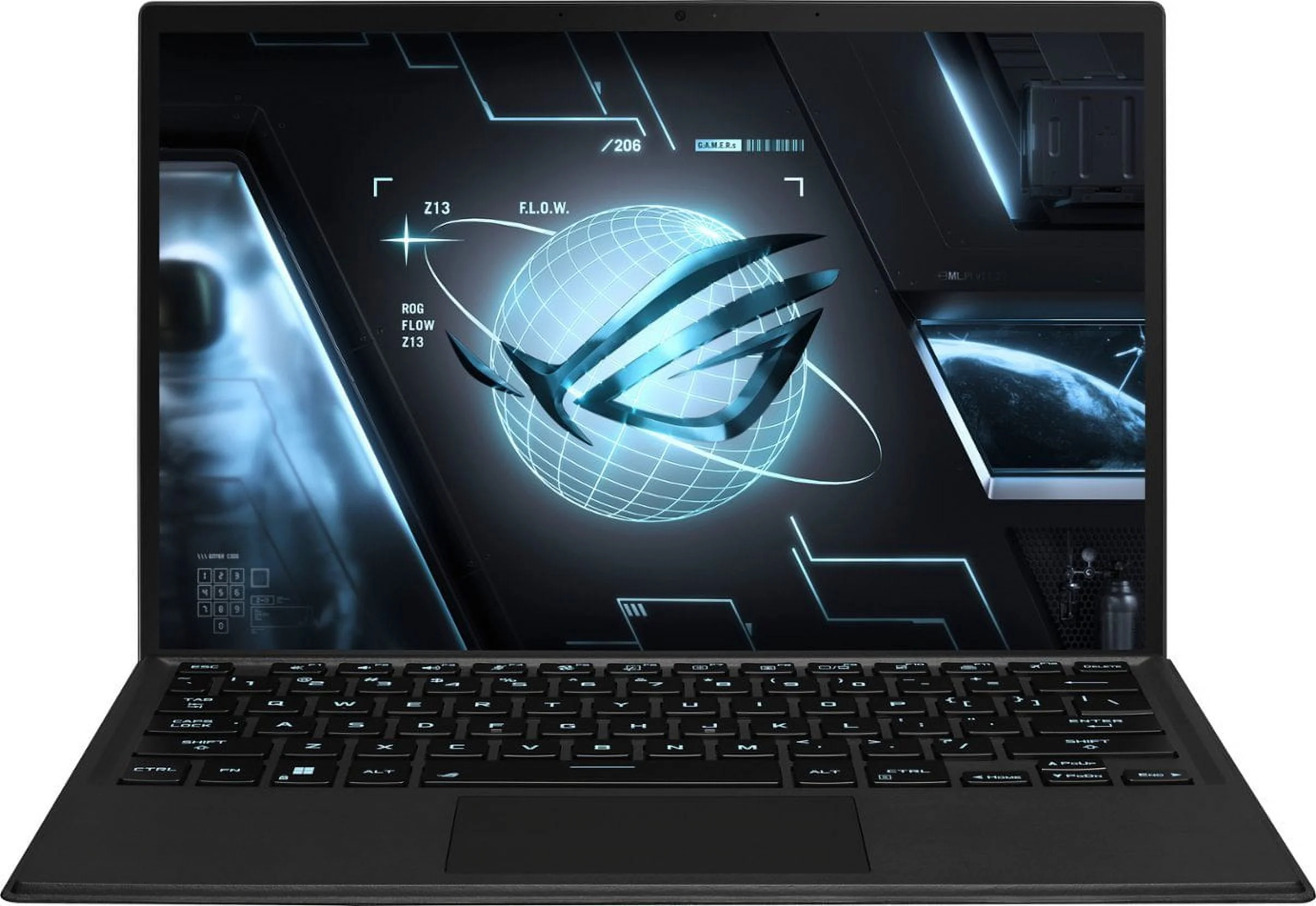 ASUS - ROG 13.4" Touchscreen Gaming Tablet - Intel Core i9 - 16GB Memory - NVIDIA GeForce RTX 3050 Ti V4G Graphics - 1TB SSD - Black