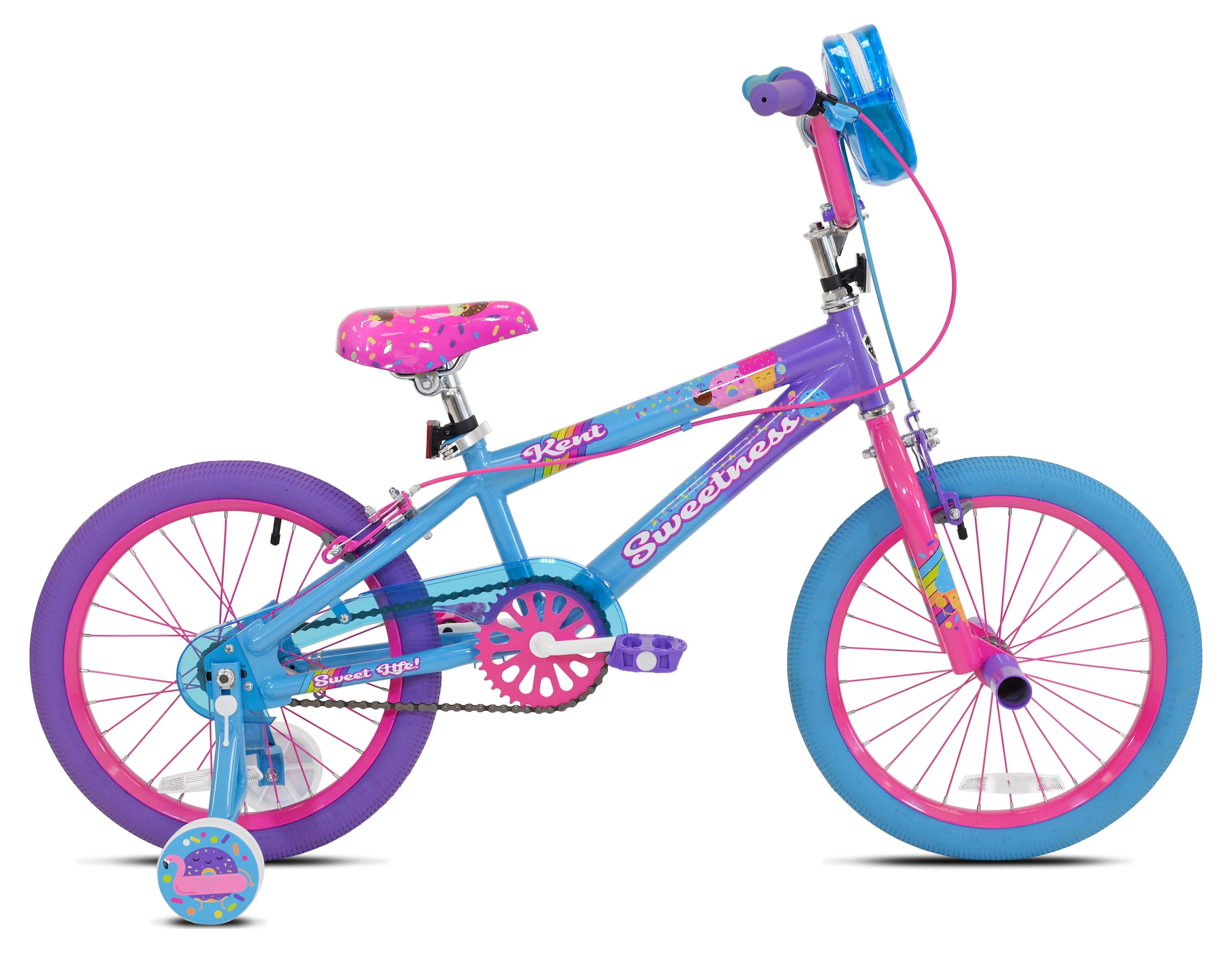 Kent Bicycles 18 Sweetness Girls Child Bike, Purple/Pink/Blue