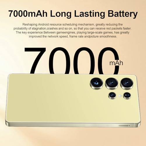 I25 Ultra Unlocked Android Phone 6.99" AMOLED 7000mAh Long-Lasting | Snapdragon 8 Gen3 | 8GB RAM+256GB | 68MP+108MP Pro Camera | Face Unlock + Stylus | Android 14 System (Blue)