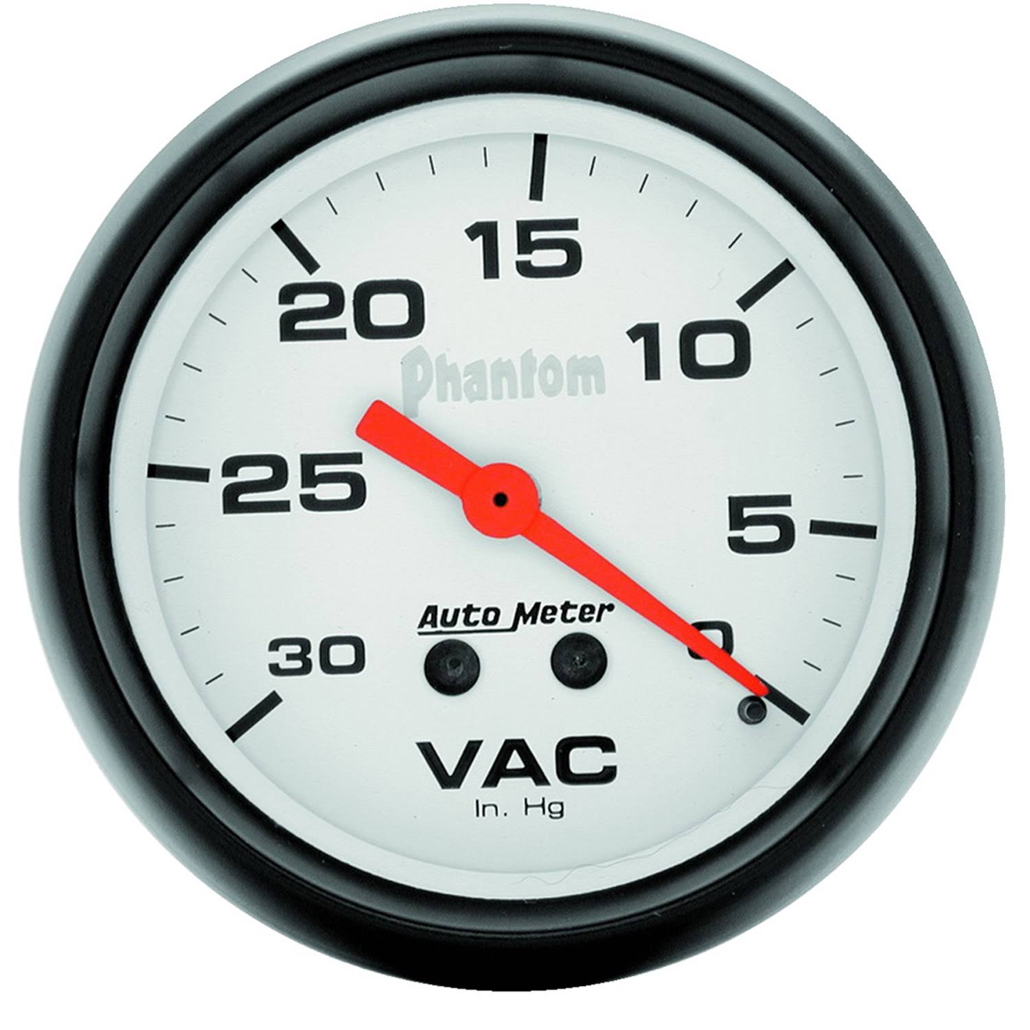 AutoMeter 5884 Phantom Mechanical Vacuum Gauge