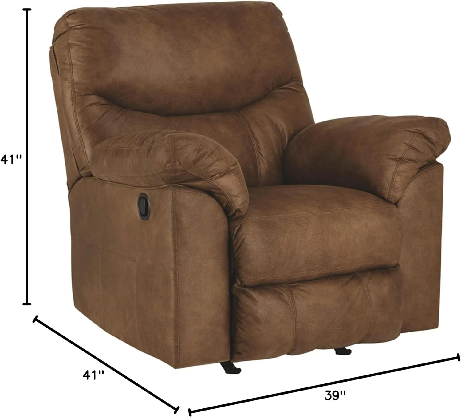 Signature Design by Ashley Boxberg Rocker Recliner in Bark