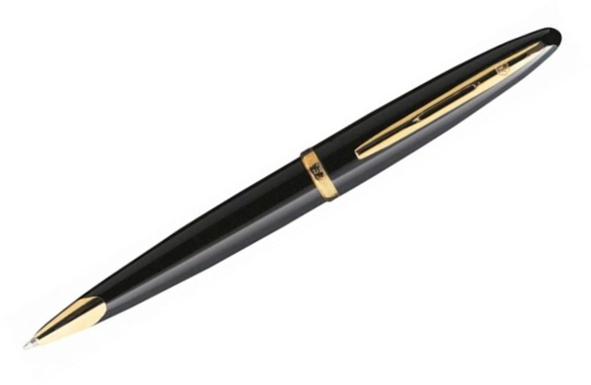 Waterman Carene Black u0026 Gold Ballpoint Pen