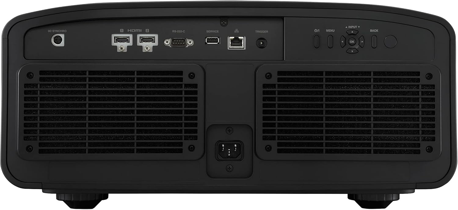 JVC DLA-NZ9 D-ILA Laser Home Theater Projector, 3000 Lumen, Native 4K with 8K e-ShiftX Technology, Frame Adapt HDR, 2-HDMI Inputs, Supports 8K-60P/4K-120P, Ideal for Gaming, HDR10+