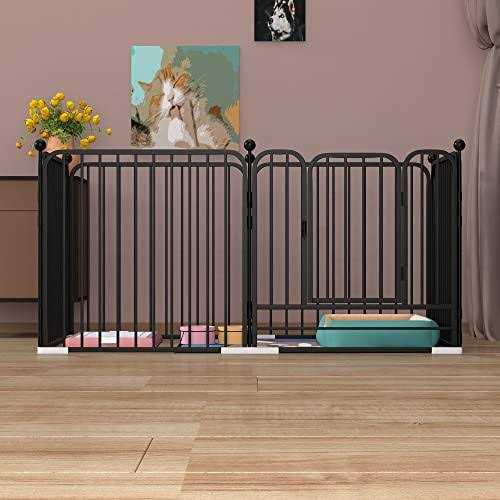 PEIPOOS Dog Panel Pet Playpen Pen Bunny Fence Indoor Outdoor Fence Playpen Heavy Duty Exercise Pen Dog Crate Cage Kennel - Pet Supplies online store