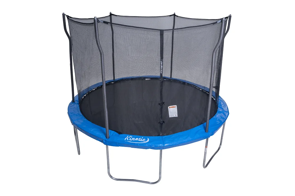 Propel Trampolines Kinetic 12' Round Backyard Trampoline with Safety Enclosure