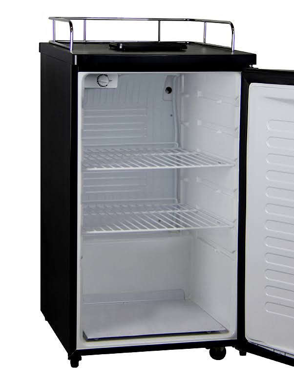 Kegco MDK-199B-01 Kegerator Cabinet Only - Black Cabinet and Door