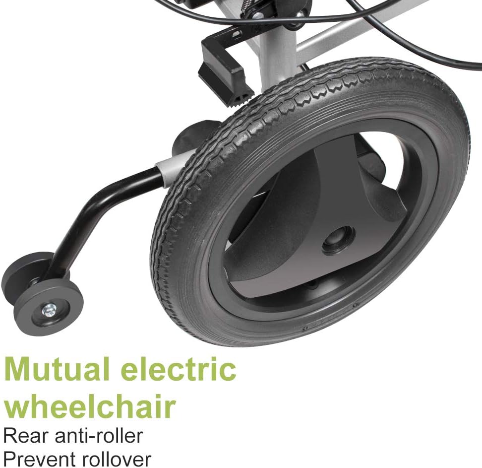 Lightweight Foldable Electric Wheelchair, Portable Folding Carry Wheelchairs, Ship from US