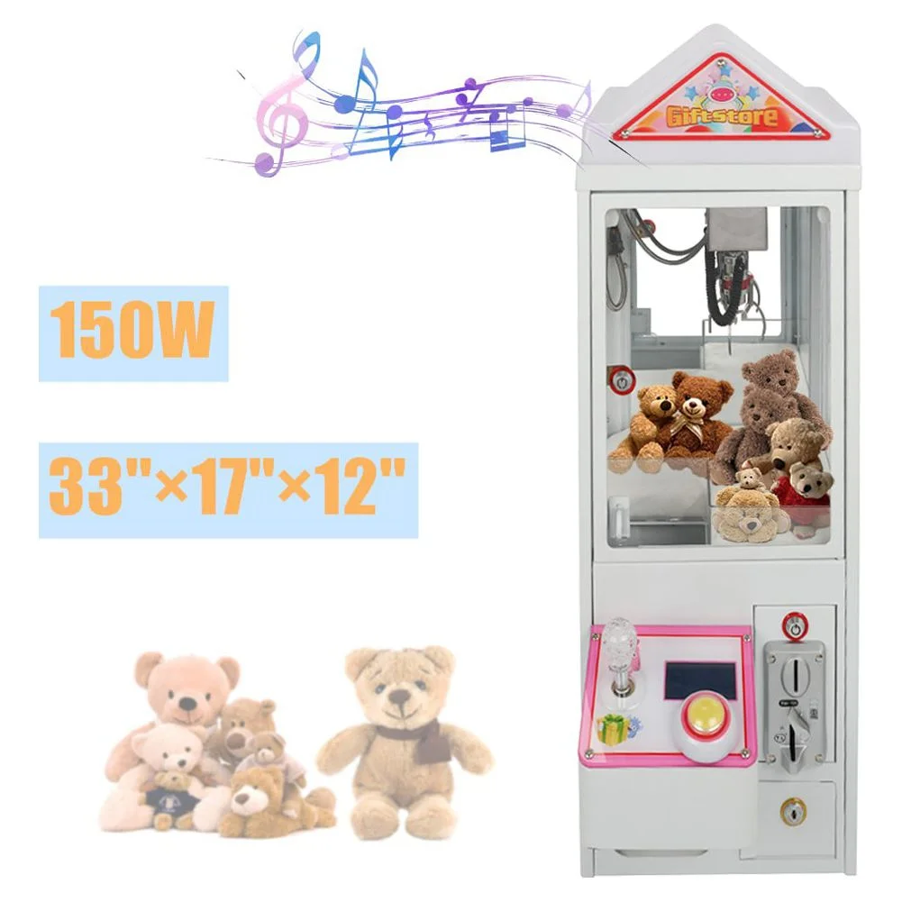 JORUGUNA Mini Claw Crane Machine 110V Metal Case Bar Candy Toy Catcher Shake-Proof