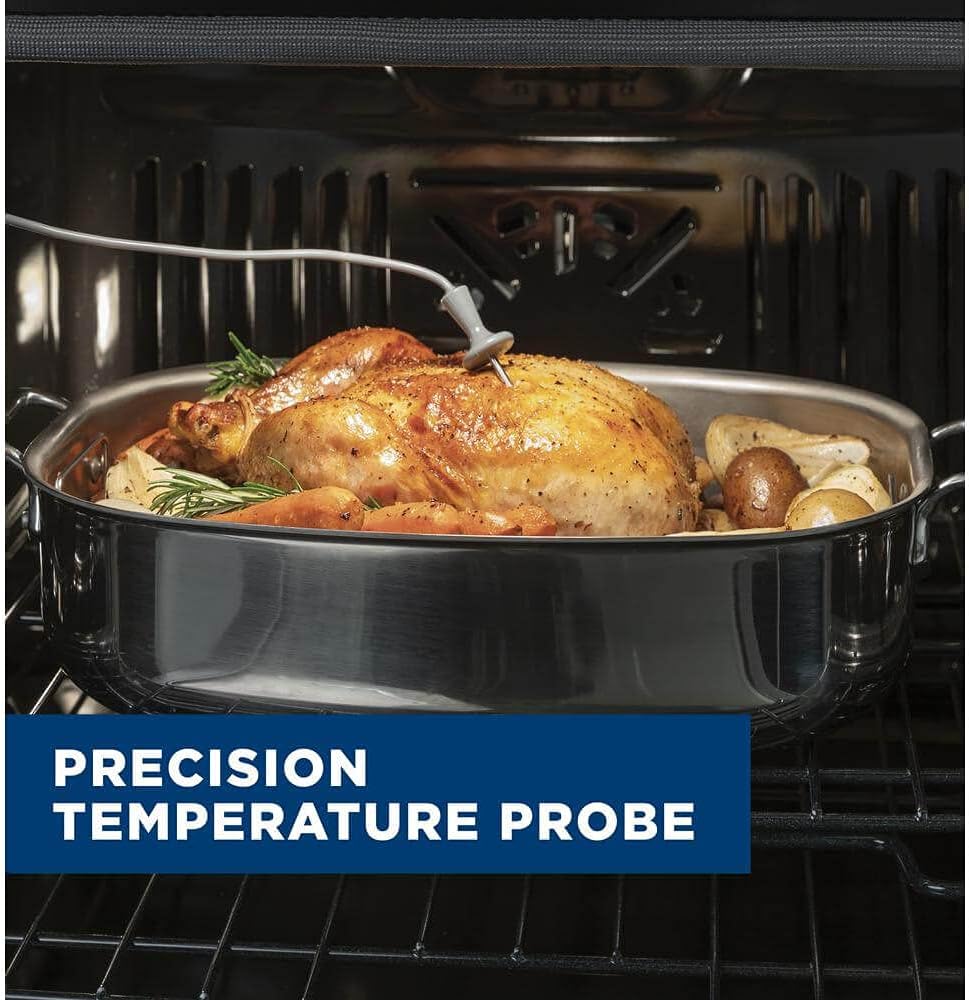 Cafe CTD90FP2NS1 30" Professional Stainless Steel French Door Smart Double Wall Oven with 10 cu. ft. Total Capacity Convection French Door Sabbath Mode