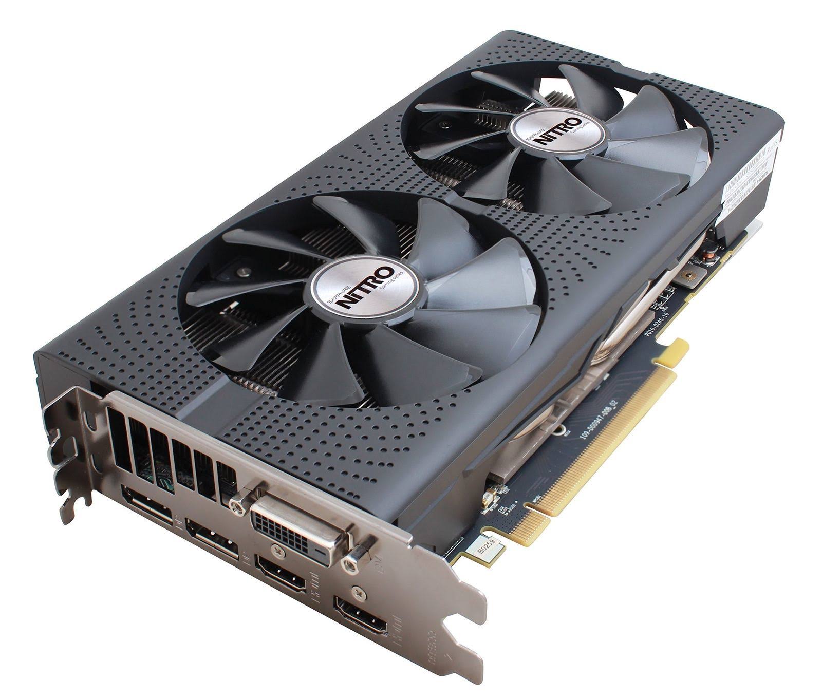 Sapphire 11260-20-20G Nitro Radeon RX 480 8g D5 OC Graphic Card