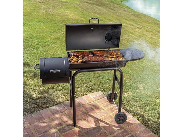 Char-Broil 12201570-a1 American Gourmet Offset Smoker, Black,Standard