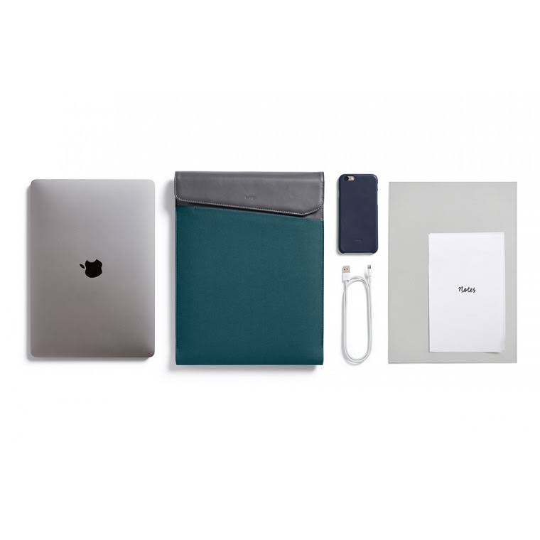 Bellroy Laptop Sleeve Extra 15x22 Teal - Woven