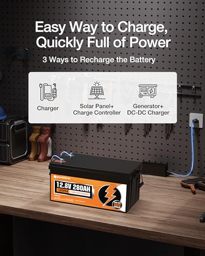 ECO-WORTHY 12V 260AH 280AH BATTERY