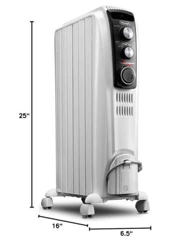 Delonghi Oil Filled 1500 Watts Convection Small To Medium Spaces space heater