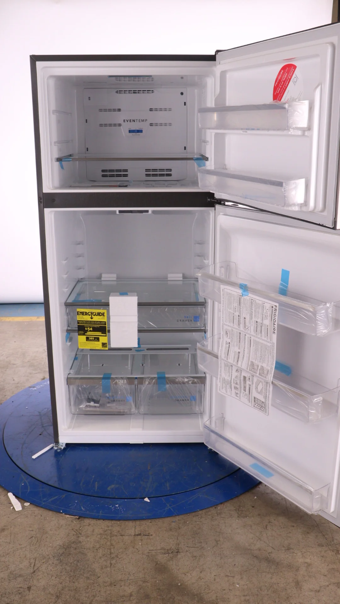 FRIGIDAIRE GALLERY 30 IN. 20.0 CU. FT. STAINLESS STEEL TOP FREEZER REFRIGERATOR - FGHT2055VF