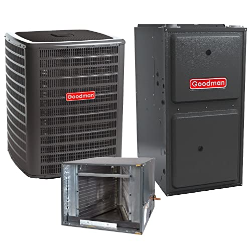 Goodman 17.2 SEER2 Two Stage Air Conditioner and 97% AFUE Variable-Speed Gas Furnace Horizontal System