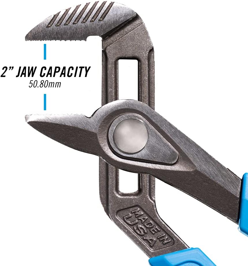 CHANNELLOCK GS-1X 2pc SPEEDGRIP Tongue & Groove Pliers Set | Made in USA | Forged High Carbon Steel Pack of 2