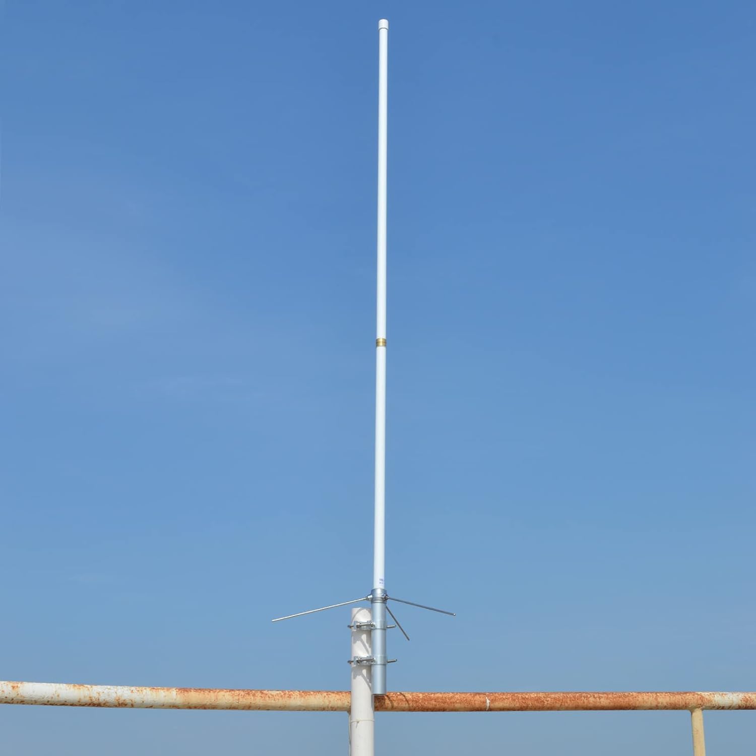 TWAYRDIO 144/430 MHz Dual Band Heavy Duty Fiberglass Vertical Base Antenna - 2Meter/70CM 68.9inches Base Antenna 4.5/7.2dBi with SO-239 Connector for Repeater Mobile Radio Transceiver
