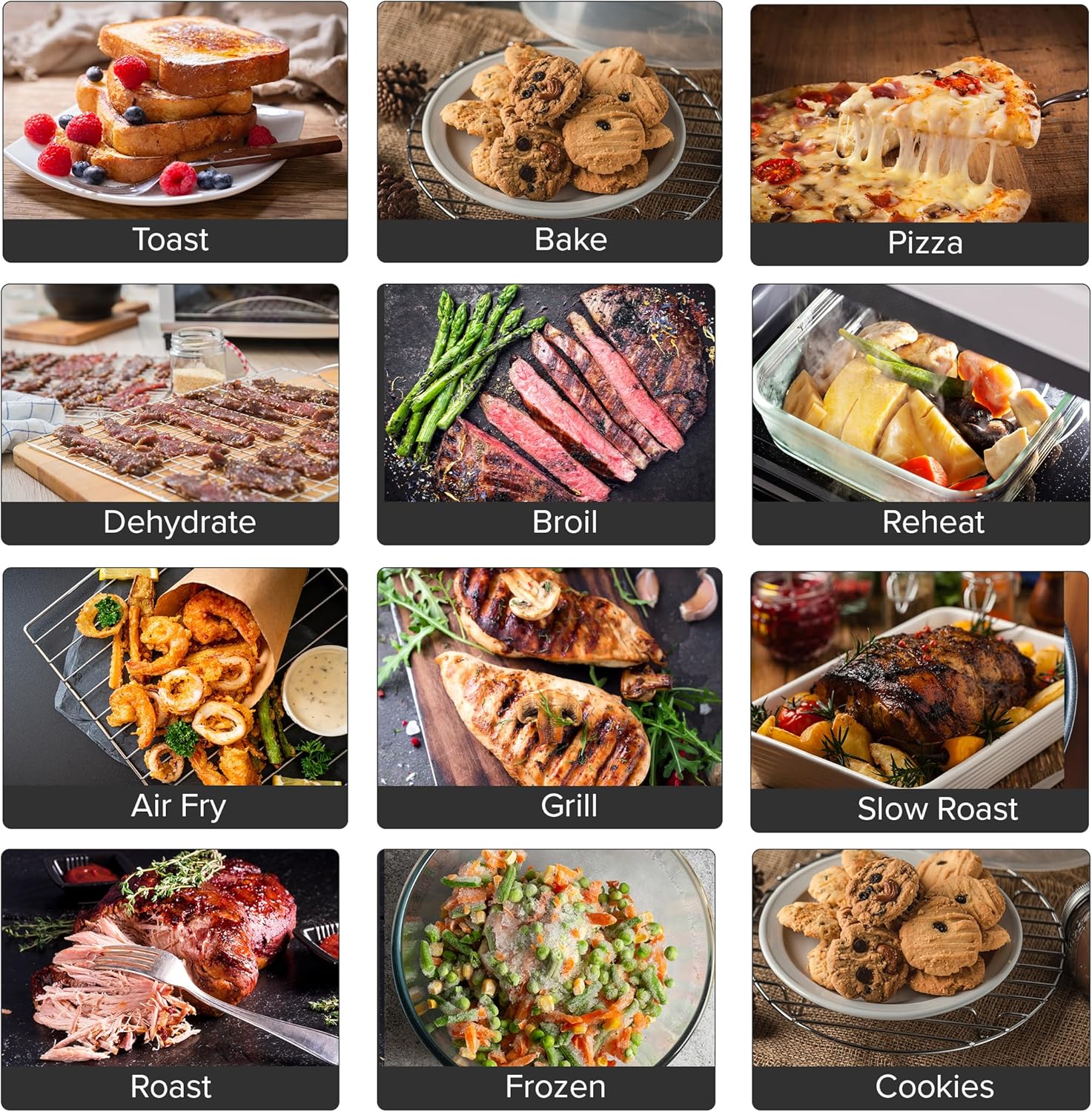 Nuwave Bravo XL Pro Smart Oven with Grill, Quicker & Crispier Results, Improved 100% Super Convection, Multi-Layer Even Cooking, 112 Foolproof Presets, 50-500F, Smart Probe, Stainless Steel, 30QT