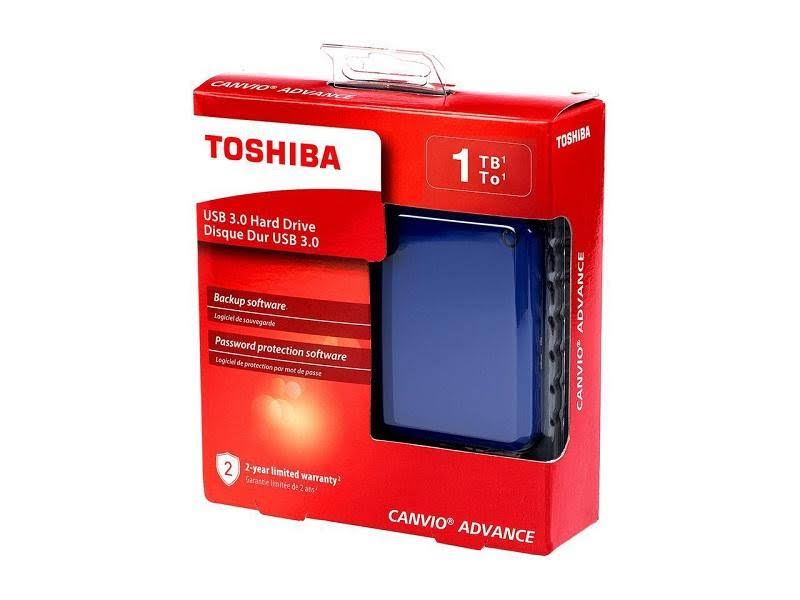 Toshiba Canvio 1 TB External HDD - Advance - USB 3.0