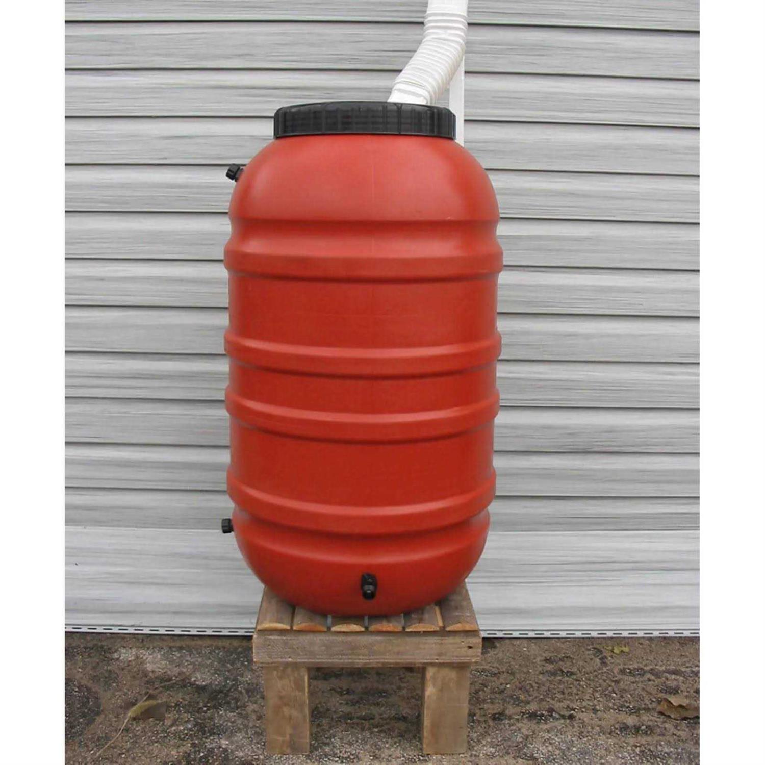 Upcycle Products 55 Gallon Terra-Cotta Rain Barrel - Shop Hardware Tools Online Store