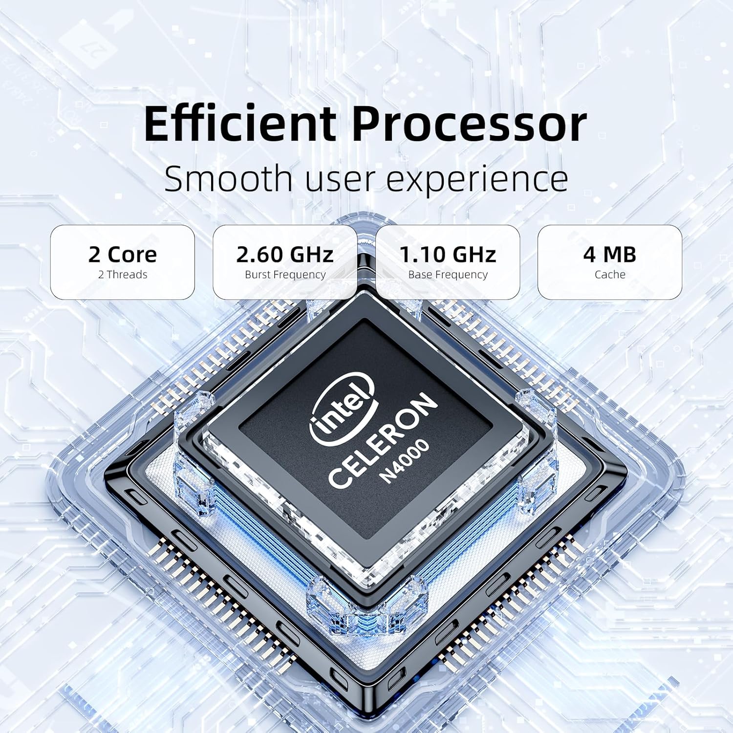 14'' Laptop 8GB DDR4 256GB SSD, Celeron N4000 Processors Laptop Computer, Windows 11 IPS FHD Display Laptop Computer,Numeric Keypad USB 3.0, Bluetooth 4.2, 2.4/5G WiFi