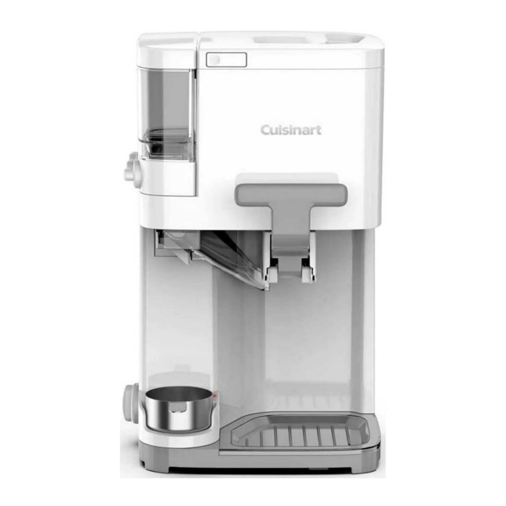 Cuisinart Mix It In Soft Serve Ice Cream Maker (White) w/Paper Cups Bundle