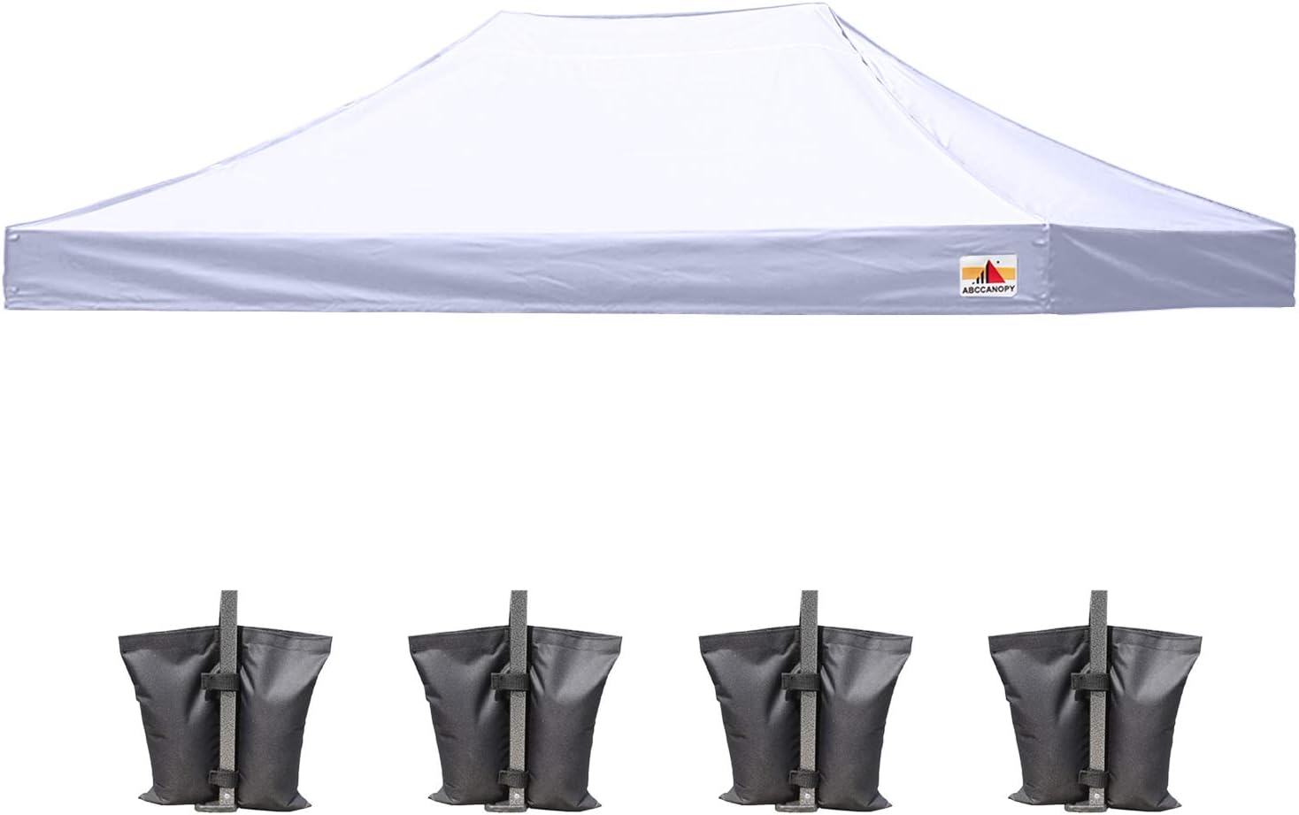ABCCANOPY Replacement Canopy Top for Pop Up Canopy Tent (10x10, White)