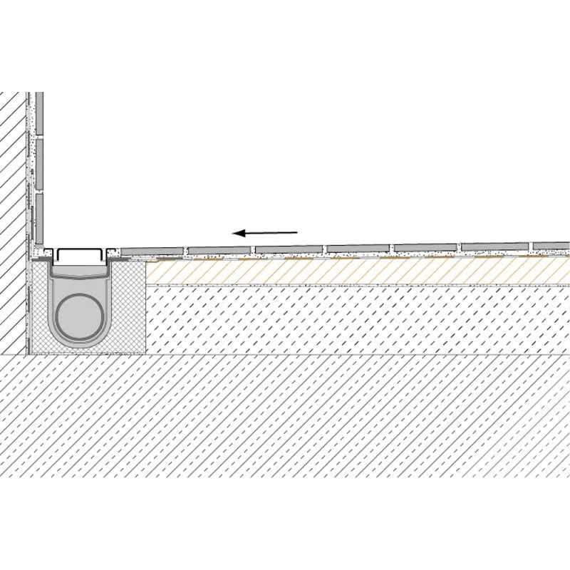 Schluter Kerdi Shower Side Linear Drain Tray 76 x 38 - Shop Hardware Tools Online Store