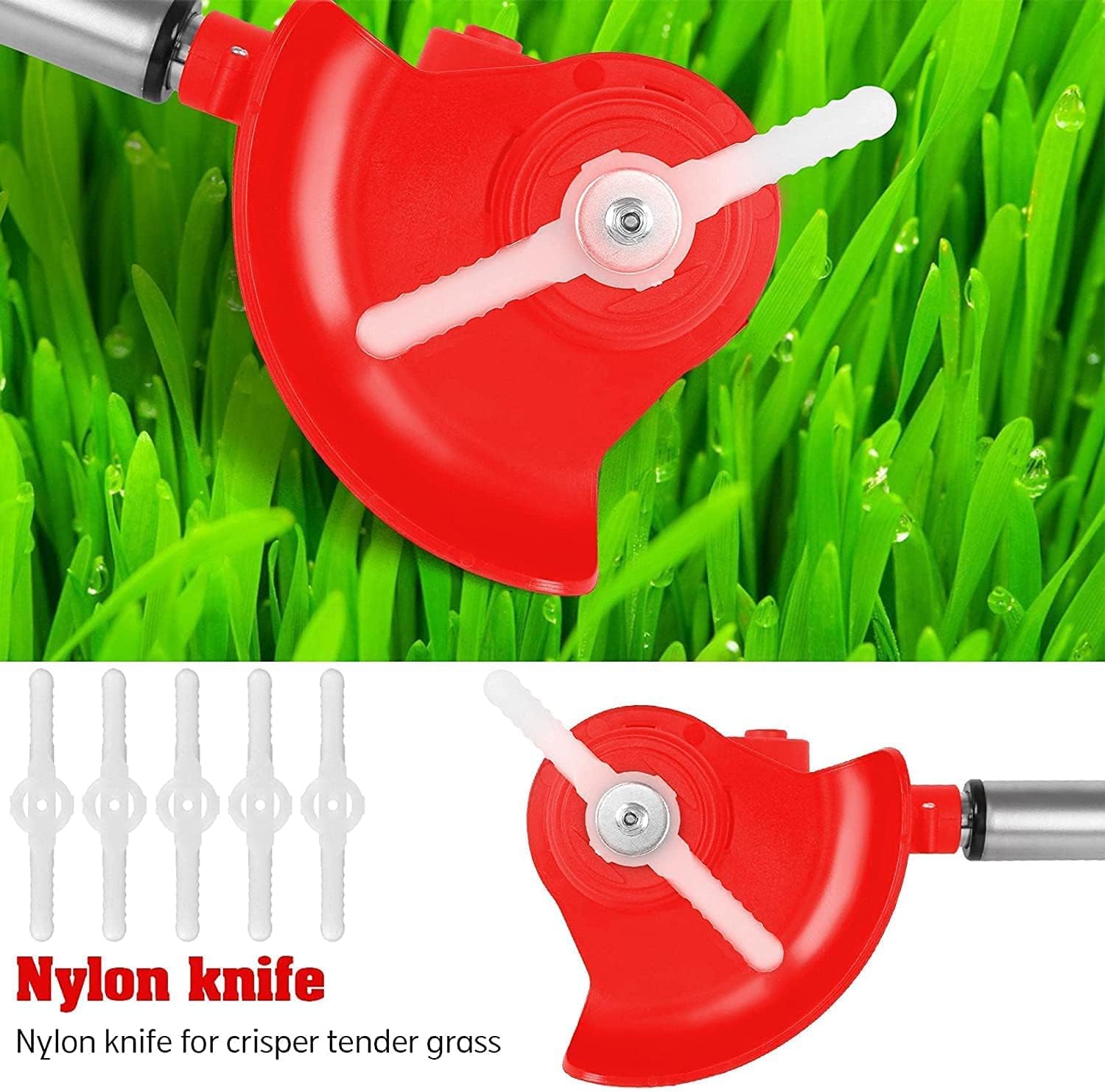 Grass Trimmer Cordless | Multi - Functional Garden Tool | Grass Trimmer | Lightweight Weed Cutter Kit Adjustable Height 90-120 cm | Hedge Trimmer 2.0 Ah Battery & Fast Charger 12 V Pack of 2