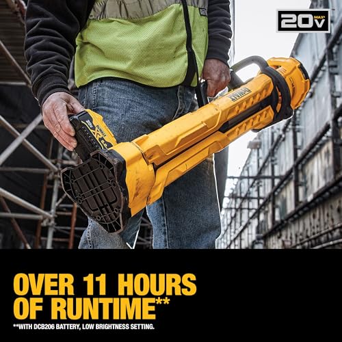 DEWALT 20V MAX Cordless LED Work Light and Tripod Base Kit with Battery and Charger Included (DCL079R1)