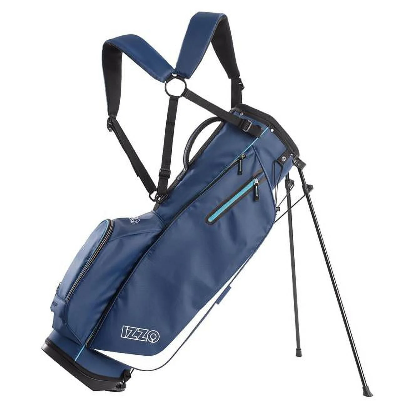 Izzo Golf Ultra-Lite Stand Bag - Grey/Lime