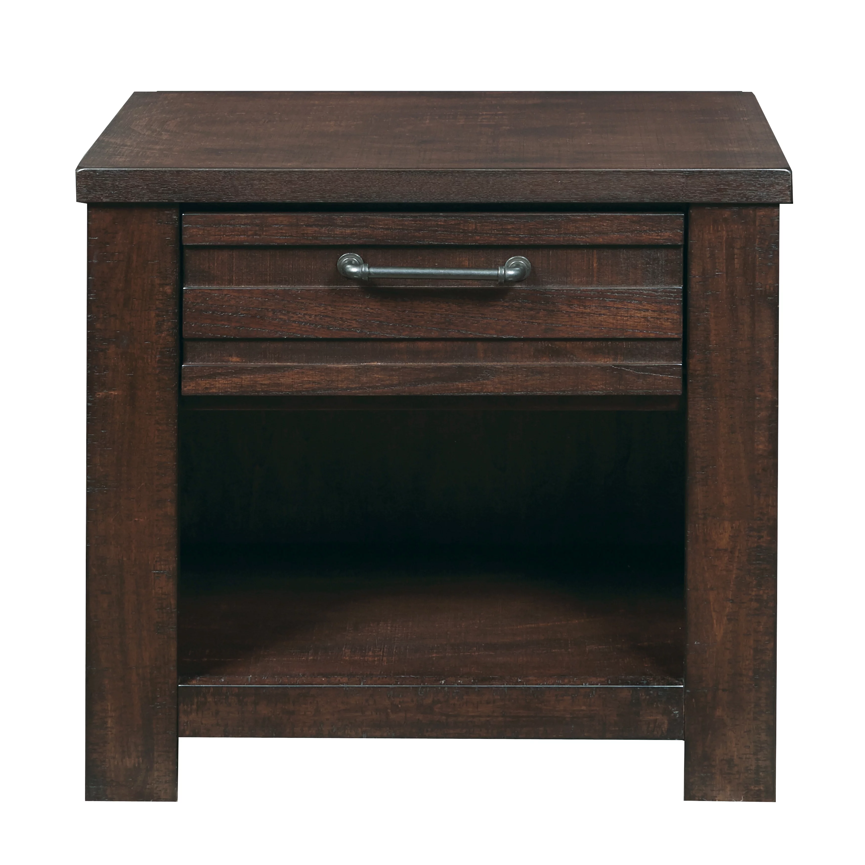 Sedona Transitional Wood Bedroom Set, Panel King Bed with Dresser, Mirror, Nightstand, Chest in Espresso