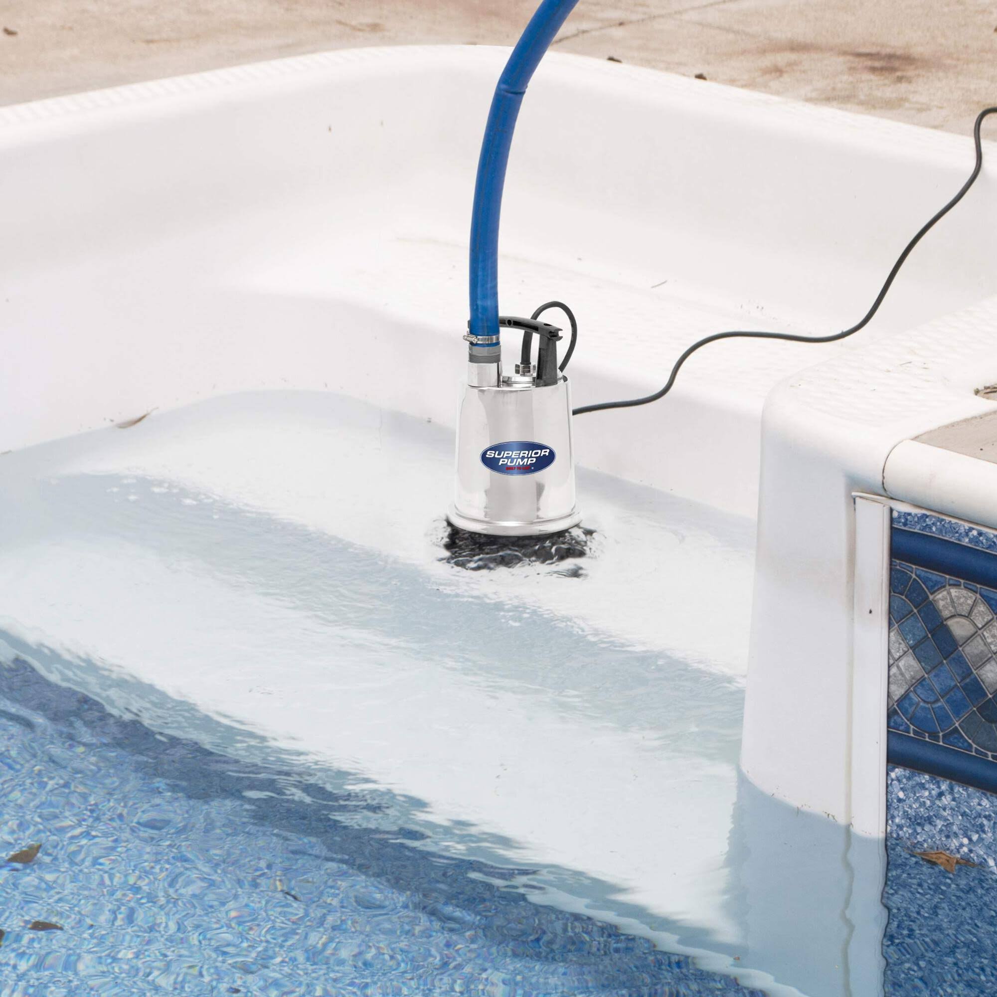 Superior Pump 91392 Stainless 1/3 HP Steel Utility Pump