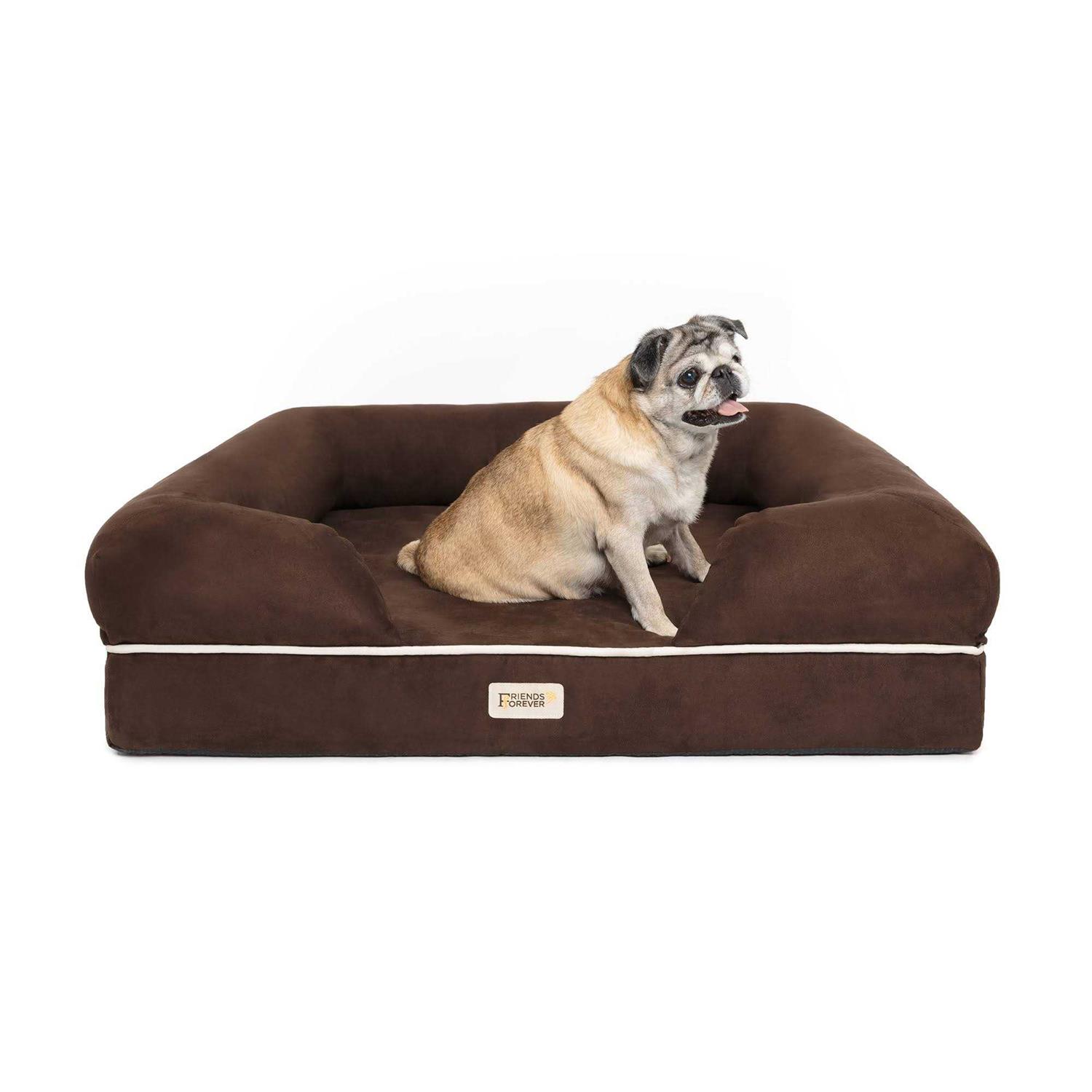 Friends Forever Memory-Foam Orthopedic Dog Bed - Pet Supplies online store