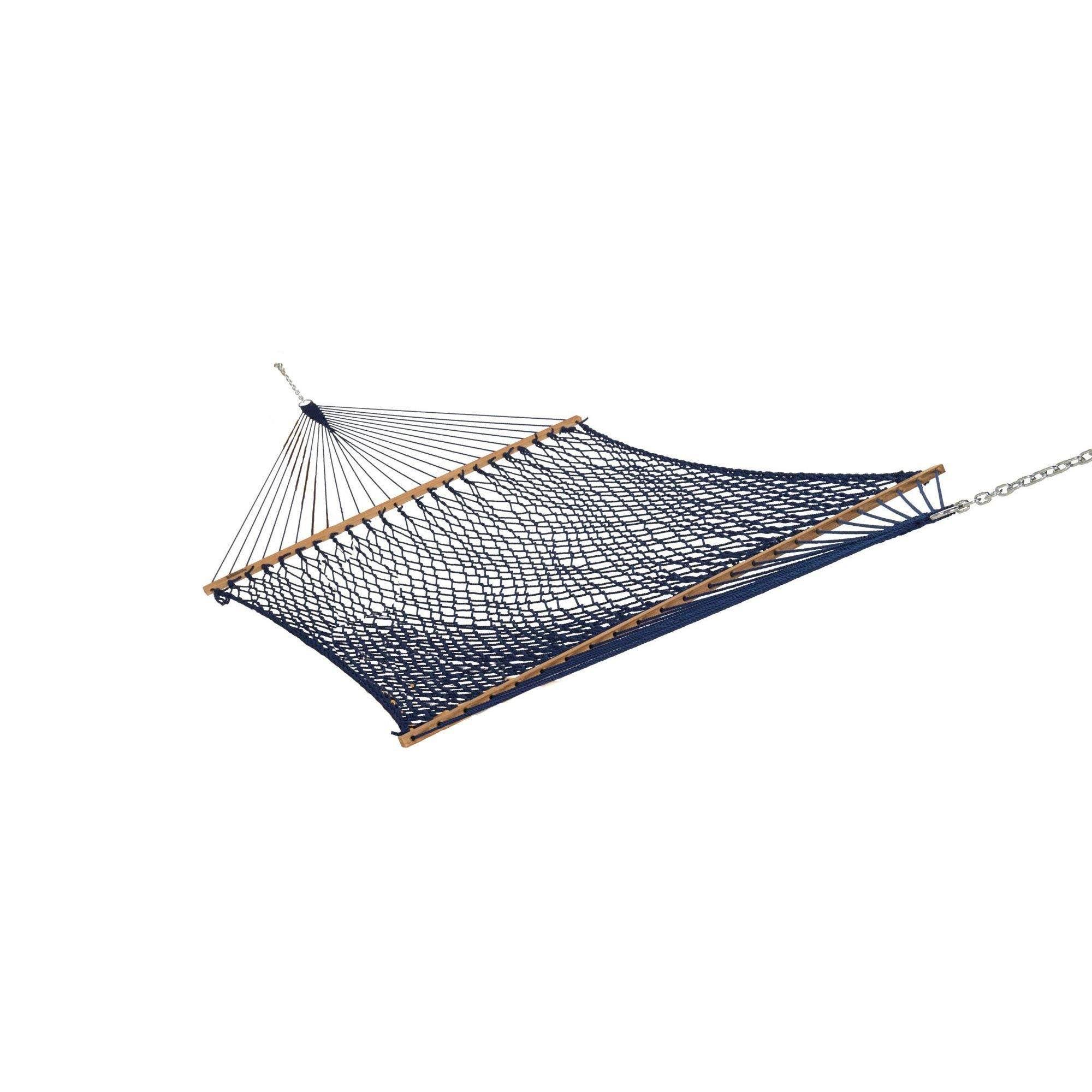 Hatteras Hammocks Deluxe DuraCord Rope Hammock - Navy